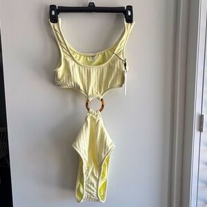 Montce, one piece swimsuit, butter 🧈 cream, XS